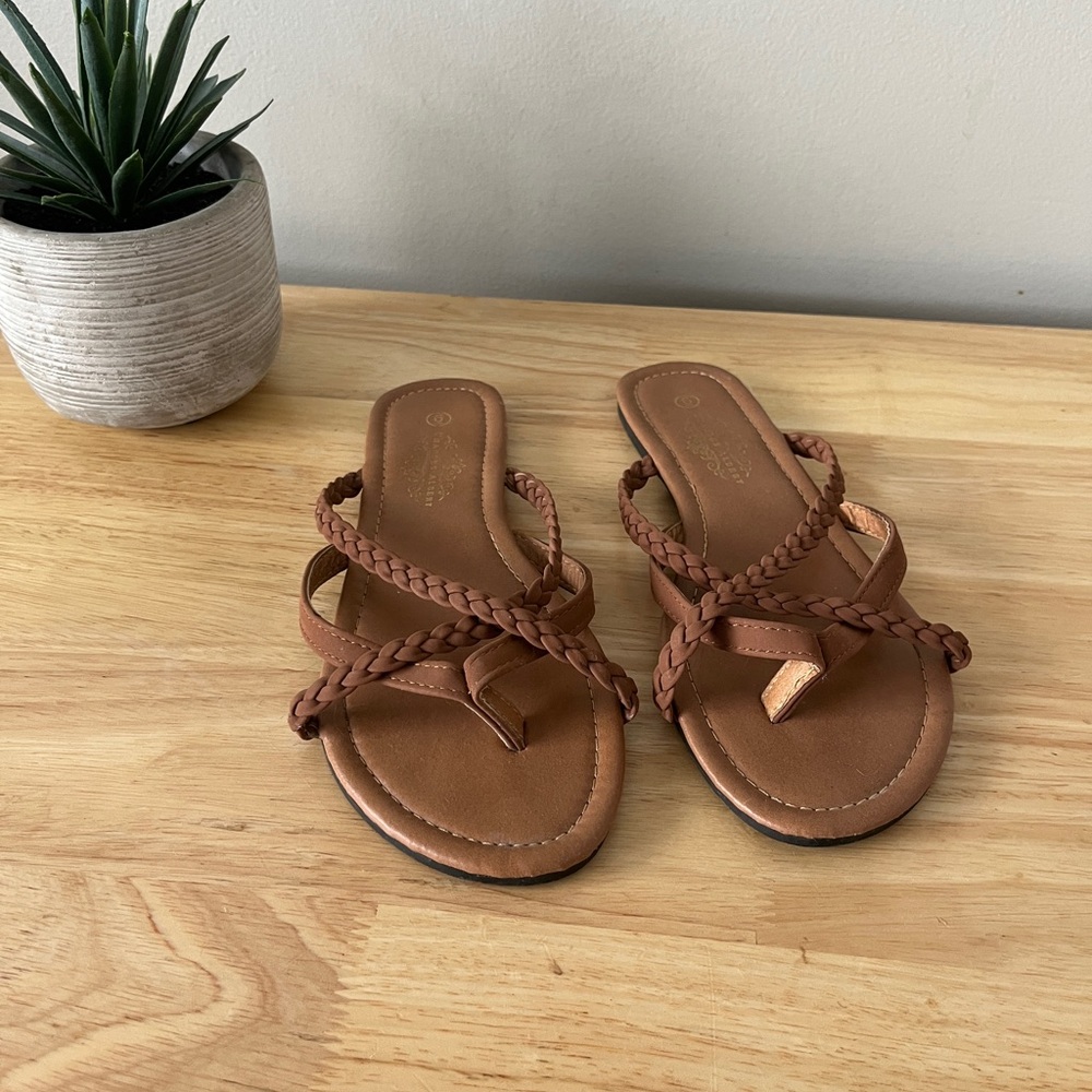 🌸 3/$25 Charles Albert | Brown Sandals